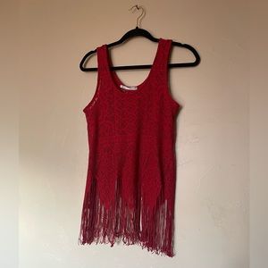 Maurice’s Lace and Fringe Tank
